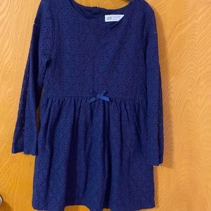 H&M navy lace dress